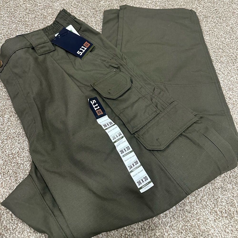 5.11 Tactical Men's Cargo Pants - Dark Green